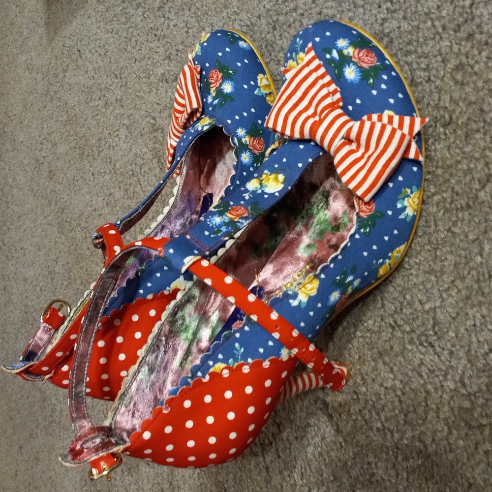 new ICONIC BLOXY Irregular Choice rare heels, EU 42, size 11